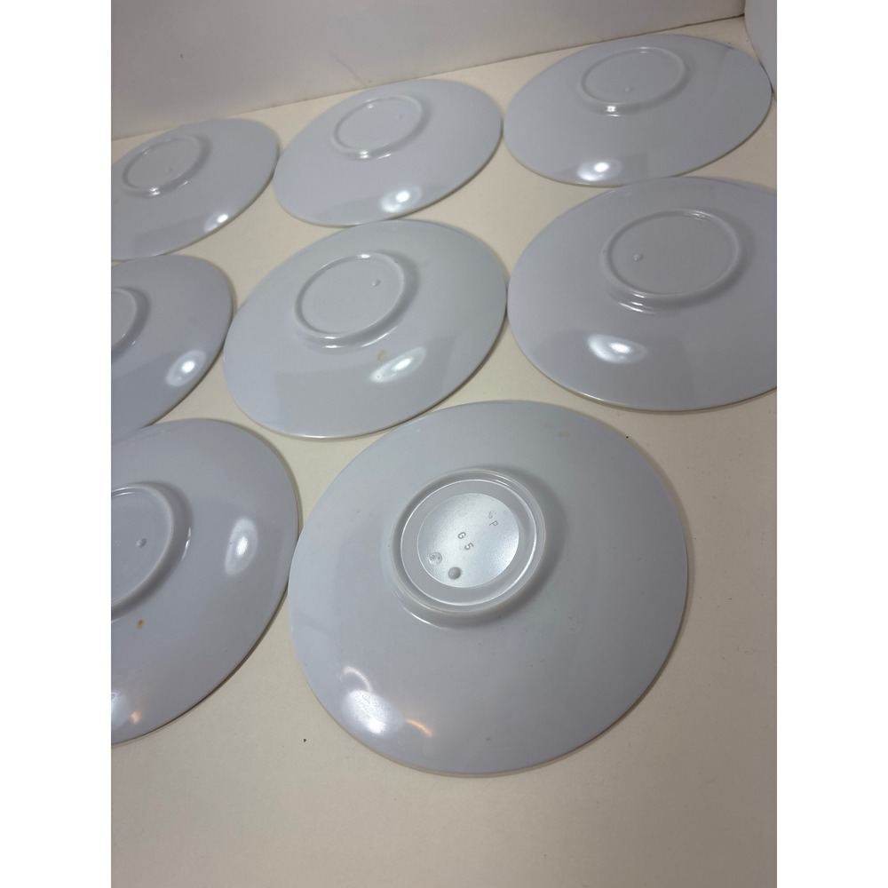 8 VTG Park Avenue Melamine MELMAC 6" Plates Orange Yellow Fall Leaves MCM PG5 - Picture 6 of 7